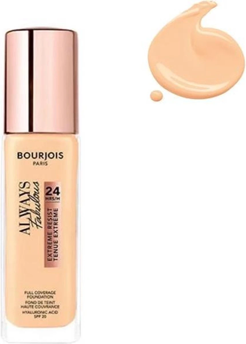 Bourjois Always Fabulous Foundation - 120 Light Ivory 12 Bourjois Always Fabulous Foundation - 120 Light Ivory - Afbeelding 10