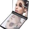 Compacte Make-up Spiegel- LED Mirror- Inklapbaar Met Verlichting- Draagbare Mini Make-up Spiegel 2 Compacte Make-up Spiegel- LED Mirror- Inklapbaar Met Verlichting- Draagbare Mini Make-up Spiegel -Modecosmetica Winkel 883x1200
