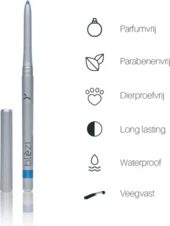 Blèzi® Automatic Eye Pencil 30 Brilliant Blue - Oogpotlood Waterproof - Blauw Felblauw 12 Blèzi® Automatic Eye Pencil 30 Brilliant Blue - Oogpotlood Waterproof - Blauw Felblauw -Modecosmetica Winkel 905x1200