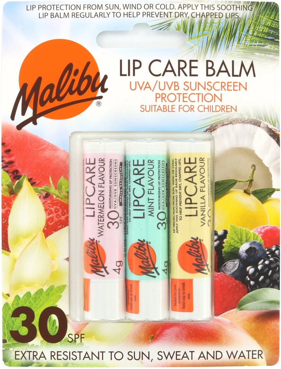 Malibu Lip Care Balm SPF 30 3 Malibu Lip Care Balm SPF 30