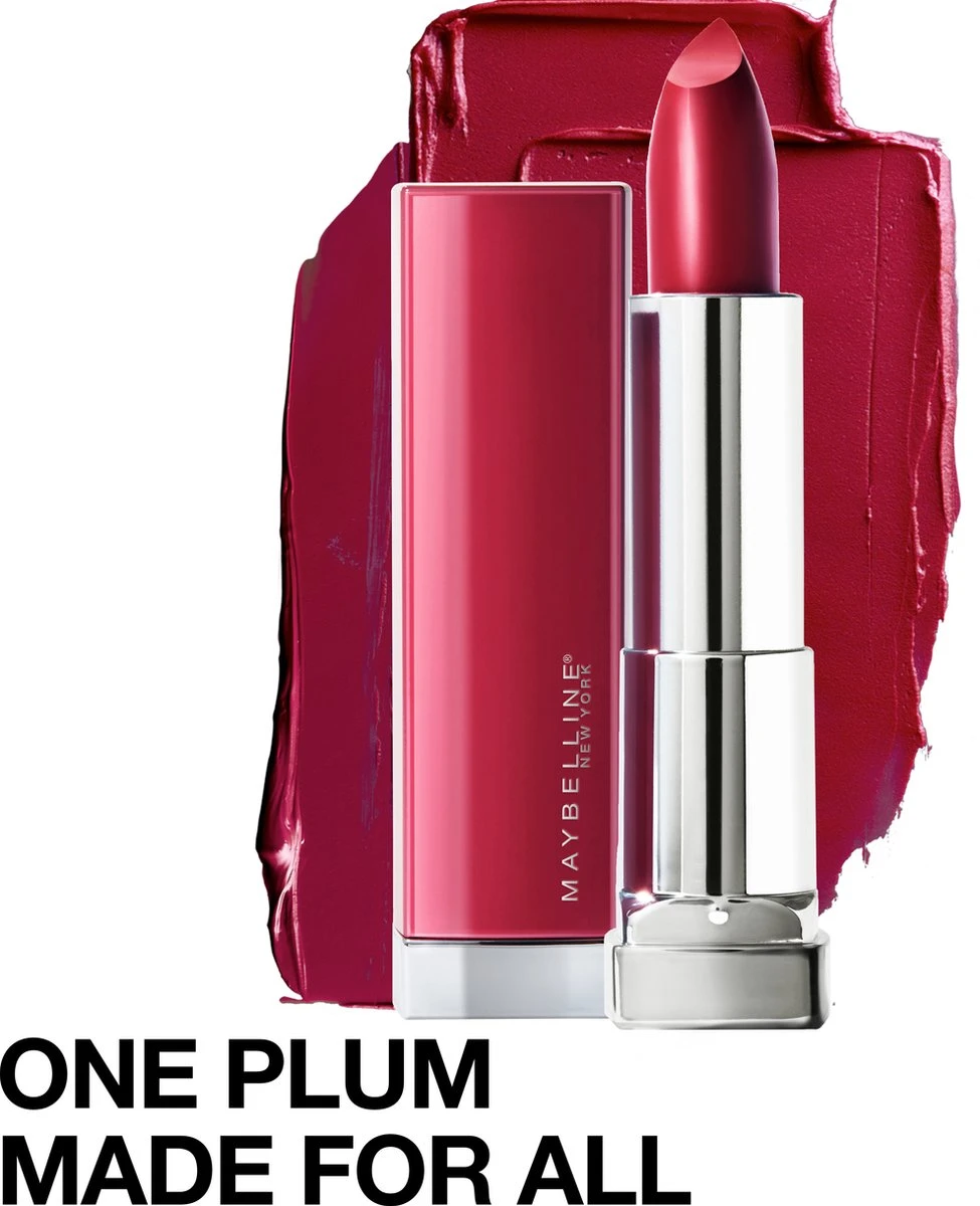 Maybelline Color Sensational Made For All Lippenstift - 388 Plum For Me - Paars - Glanzend 14 Maybelline Color Sensational Made For All Lippenstift - 388 Plum For Me - Paars - Glanzend - Afbeelding 12
