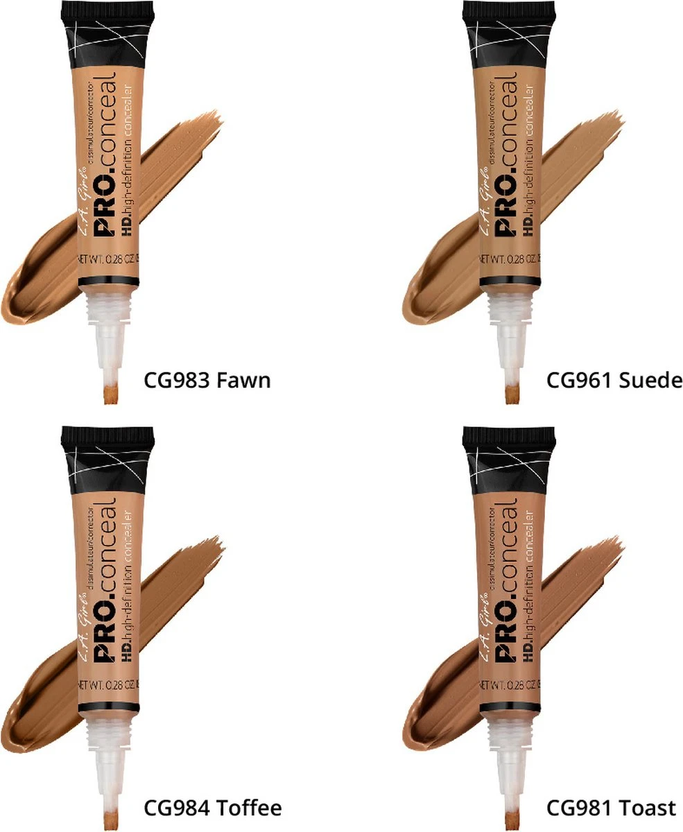 LA Girl - HD PRO Concealer - Dark Cocao 10 LA Girl - HD PRO Concealer - Dark Cocao - Afbeelding 8